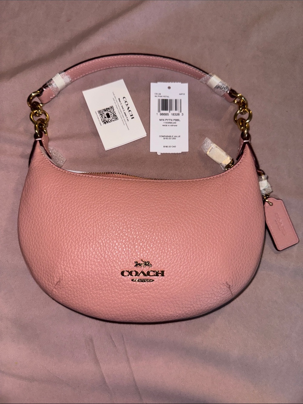 Coach Outlet Mini Payton - NWT Pink Petal